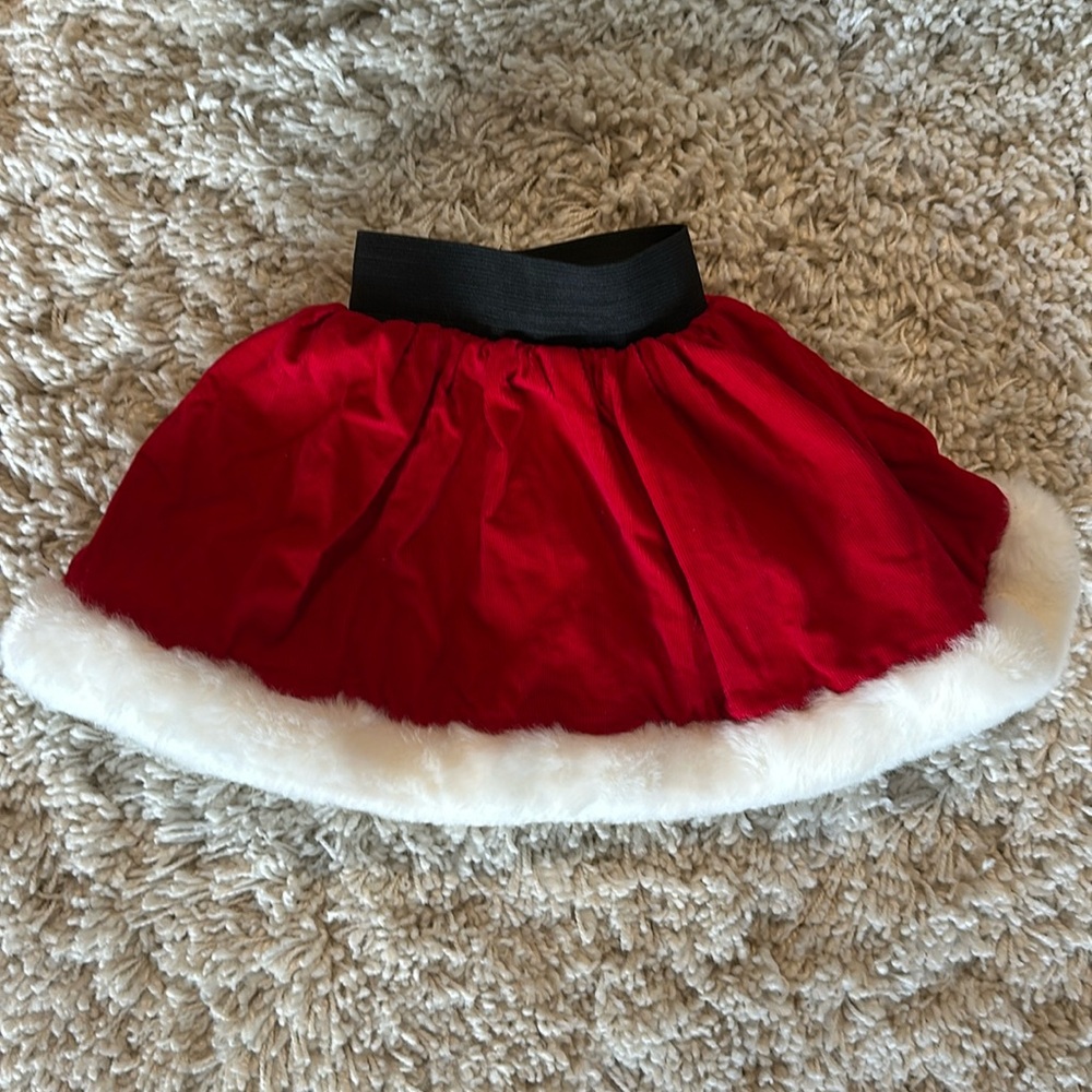 Toddler Santa skirt